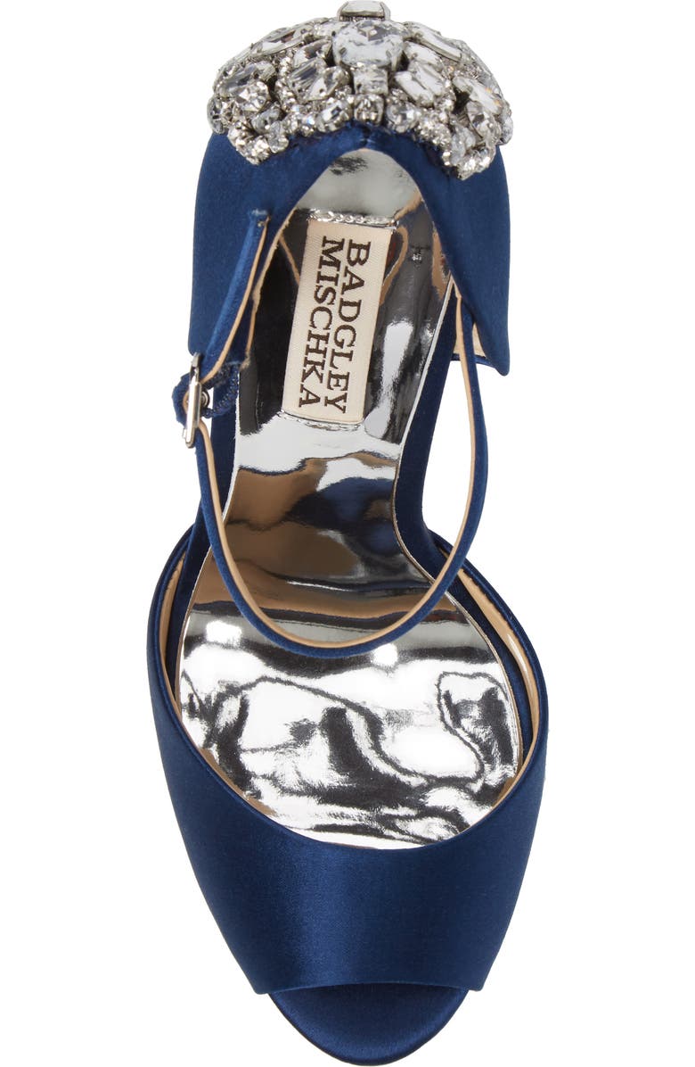 Badgley Mischka Collection Badgley Mischka 'Dawn' Crystal Back d'Orsay Pump, Alternate, color,
