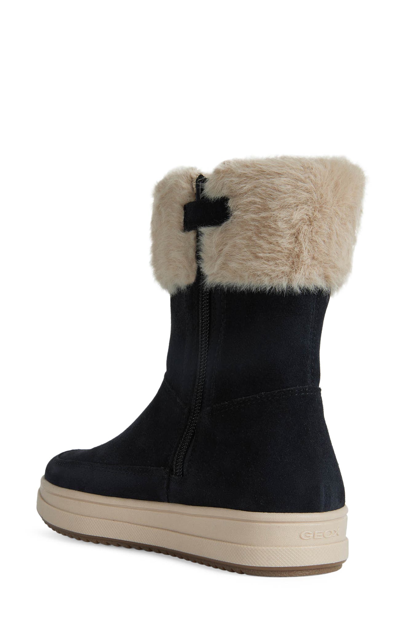 Geox Rebecca Waterproof Boot, Alternate, color, Dk Navy