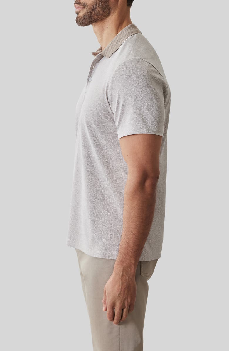 Robert Barakett Rib Collar Polo, Alternate, color, String
