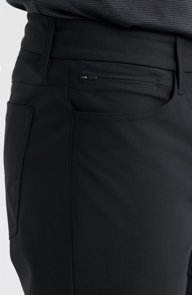 Zella Driver Slim Fit Five Pocket Pants, Alternate, color, Black