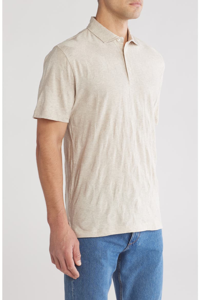 Torbay Cotton Polo, Alternate, color, OATMEAL MARBLE