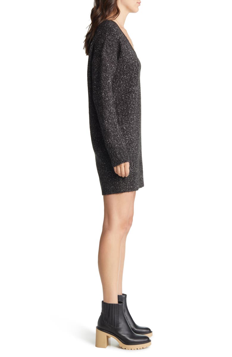 Treasure & Bond Oversize Long Sleeve Sweater Dress, Alternate, color, 