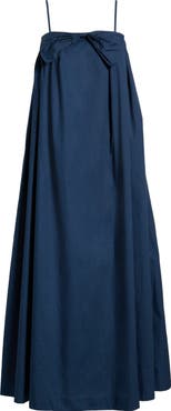 SUGARLIPS Melly Pleated Bow Maxi Dress