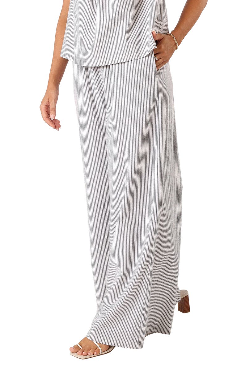 Petal & Pup Savanna Stripe Wide Leg Pants, Alternate, color, 