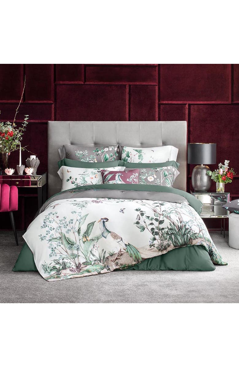 Togas Alfabia duvet cover, Alternate, color, Grey