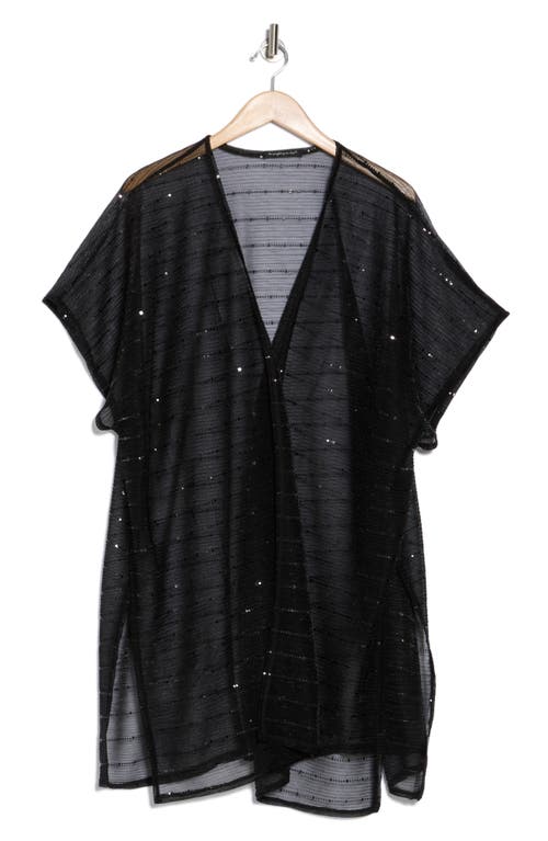 Area Stars Lurex Topper In Black
