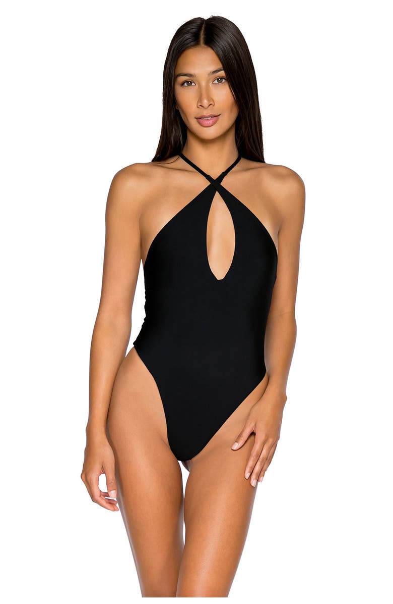 B Swim Lawless One Piece Swimsuit, Main, color,