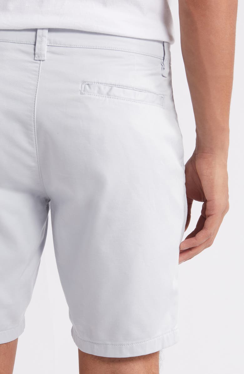 34 Heritage Arizona CoolMax<sup
®</sup
Slim Fit Flat Front Chino Shorts, Alternate, color, Gray Dawn Coolmax