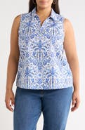 SUGARLIPS Romina Floral Print Sleeveless Top