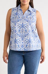 SUGARLIPS Romina Floral Print Sleeveless Top