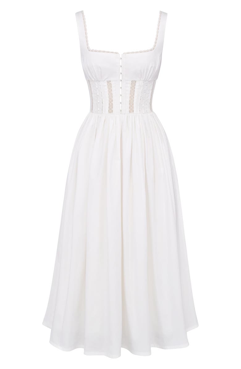 HOUSE OF CB Perle Lace Corset Sundress, Alternate, color,