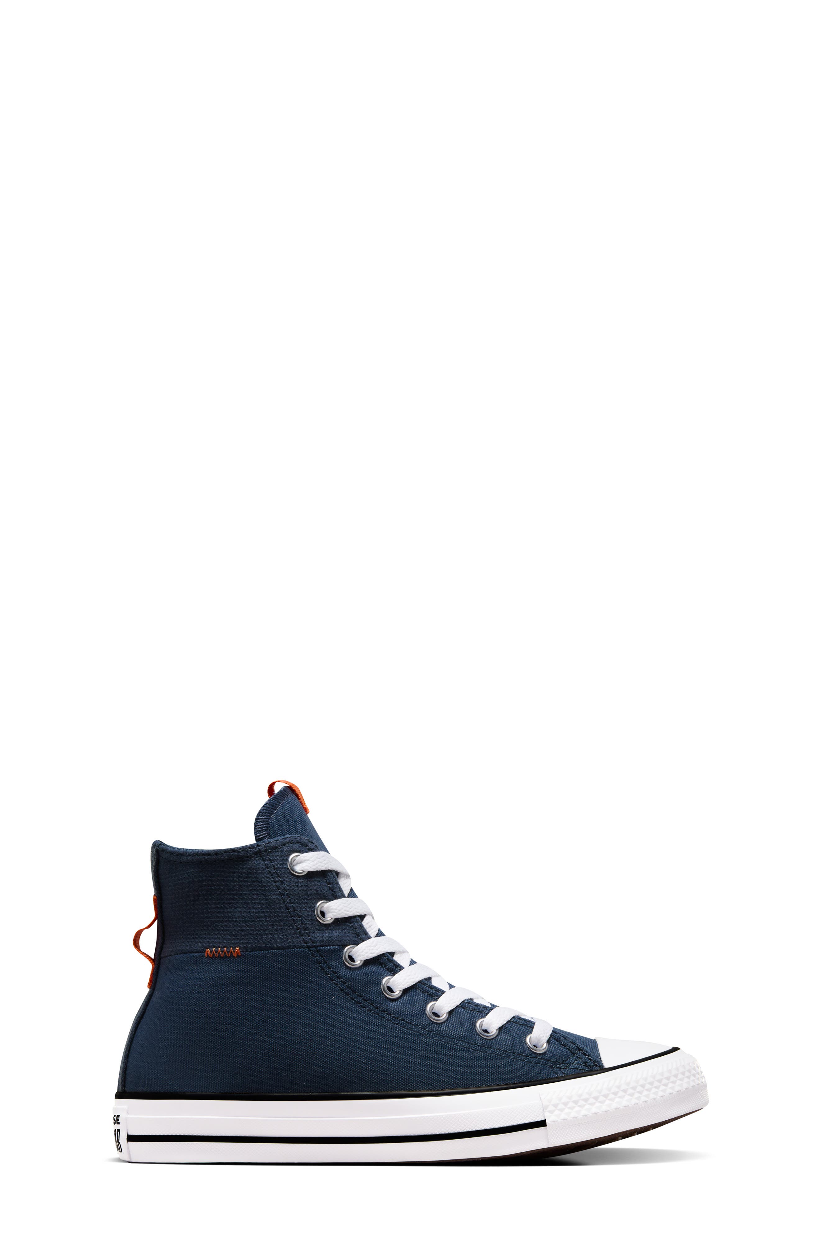 Kids' Chuck Taylor® All Star® High Top Sneaker, Alternate, color, NAVY/ PALE MAGMA/ WHITE