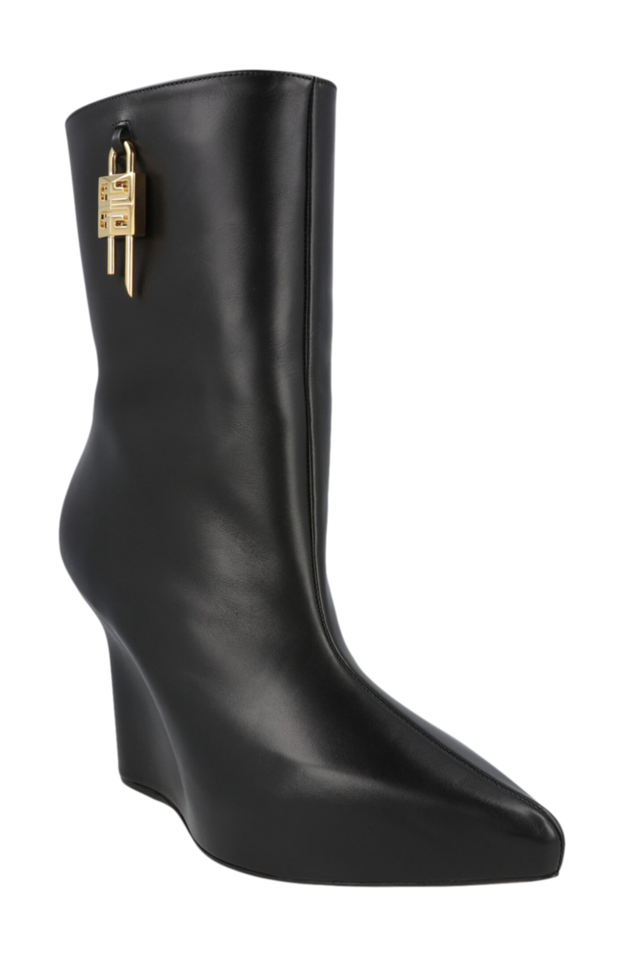 Givenchy G-Lock Leather Wedge Boot