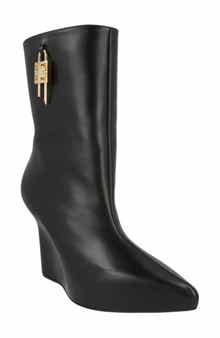 Givenchy G-Lock Leather Wedge Boot