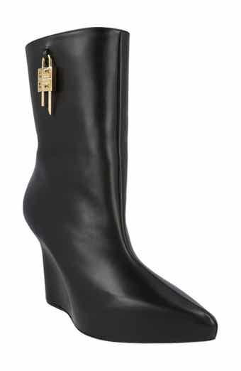 Givenchy G-Lock Leather Wedge Boot