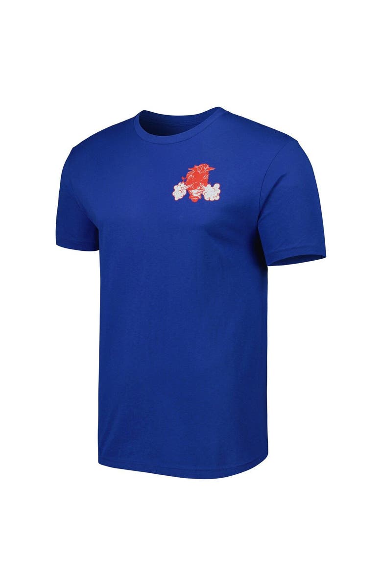 IMAGE ONE Men's Royal SMU Mustangs Mascot Scenery Premium T-Shirt, Alternate, color, Royal