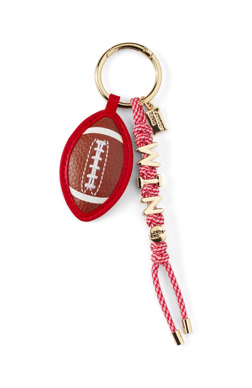 Lands' End Bag Charm In Burgundy