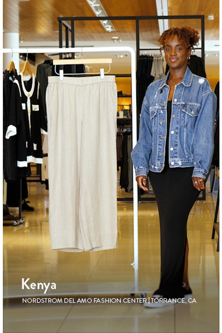 Organic Linen Wide Leg Pants video