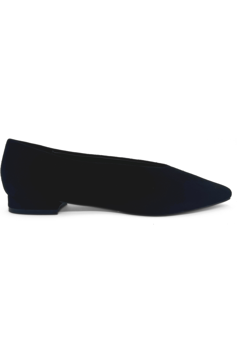 Amie Rafa Riley Suede Ballet Flats, Main, color, Black