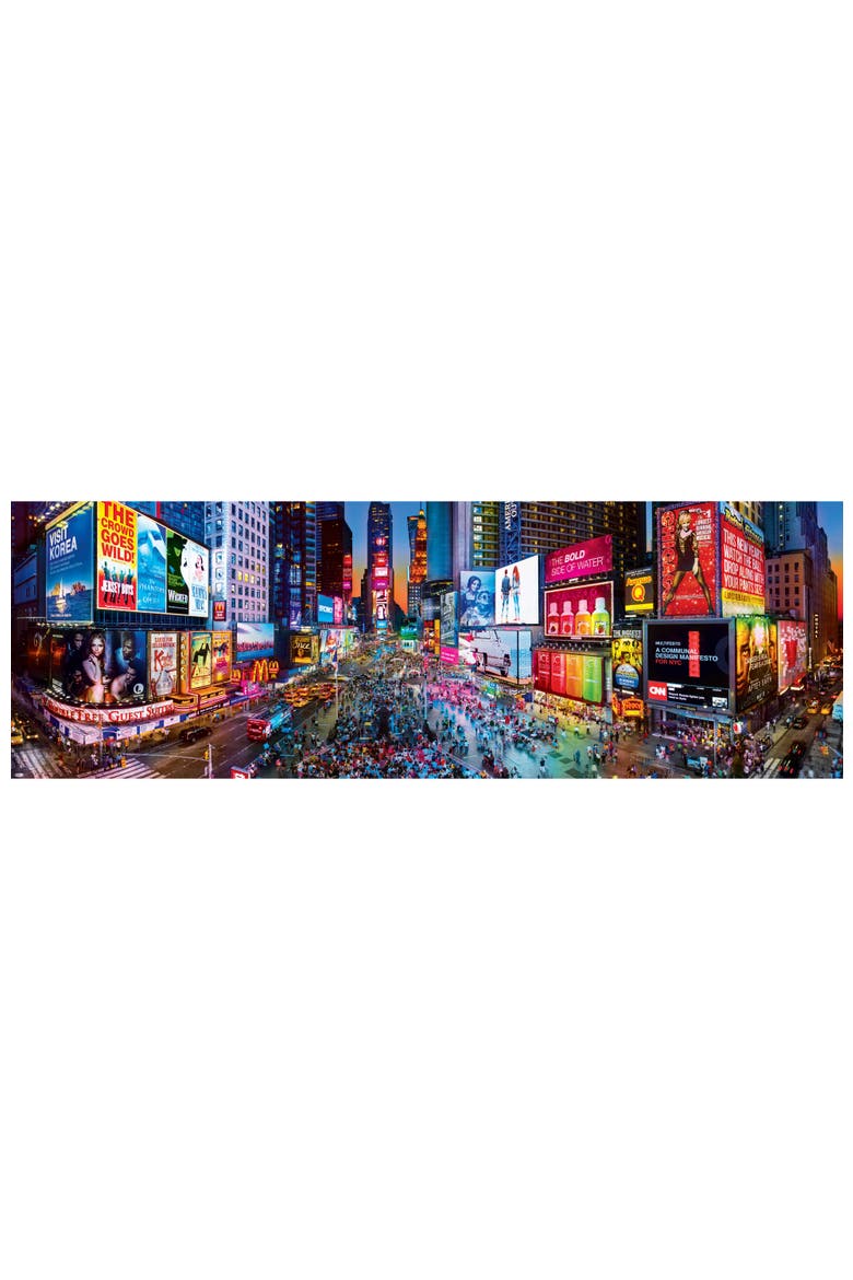 Times Square 1000pc Panoramic Puzzle, Alternate, color, Multicolor
