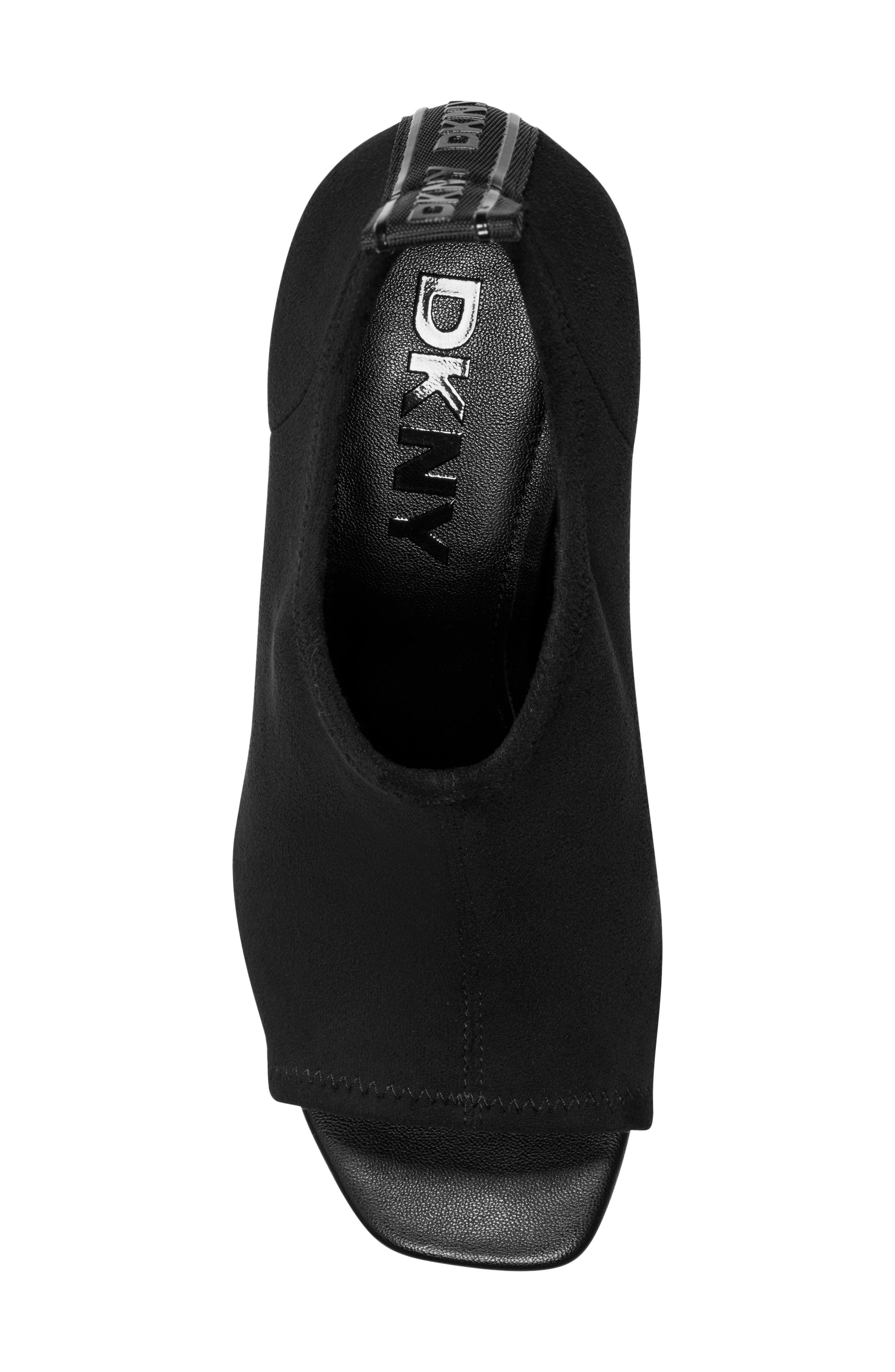 Brynna Open Toe Bootie, Alternate, color, BLACK