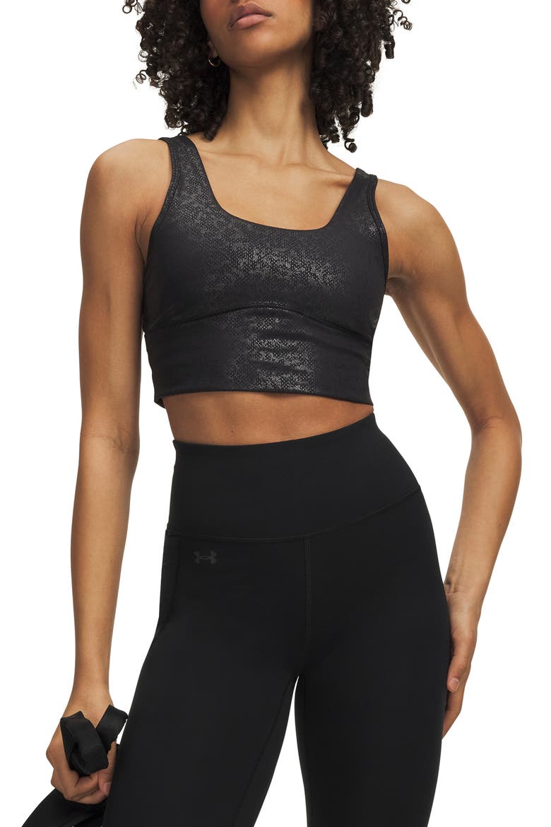 Movement Gloss Performance Crop Tank, Main, color, BLK