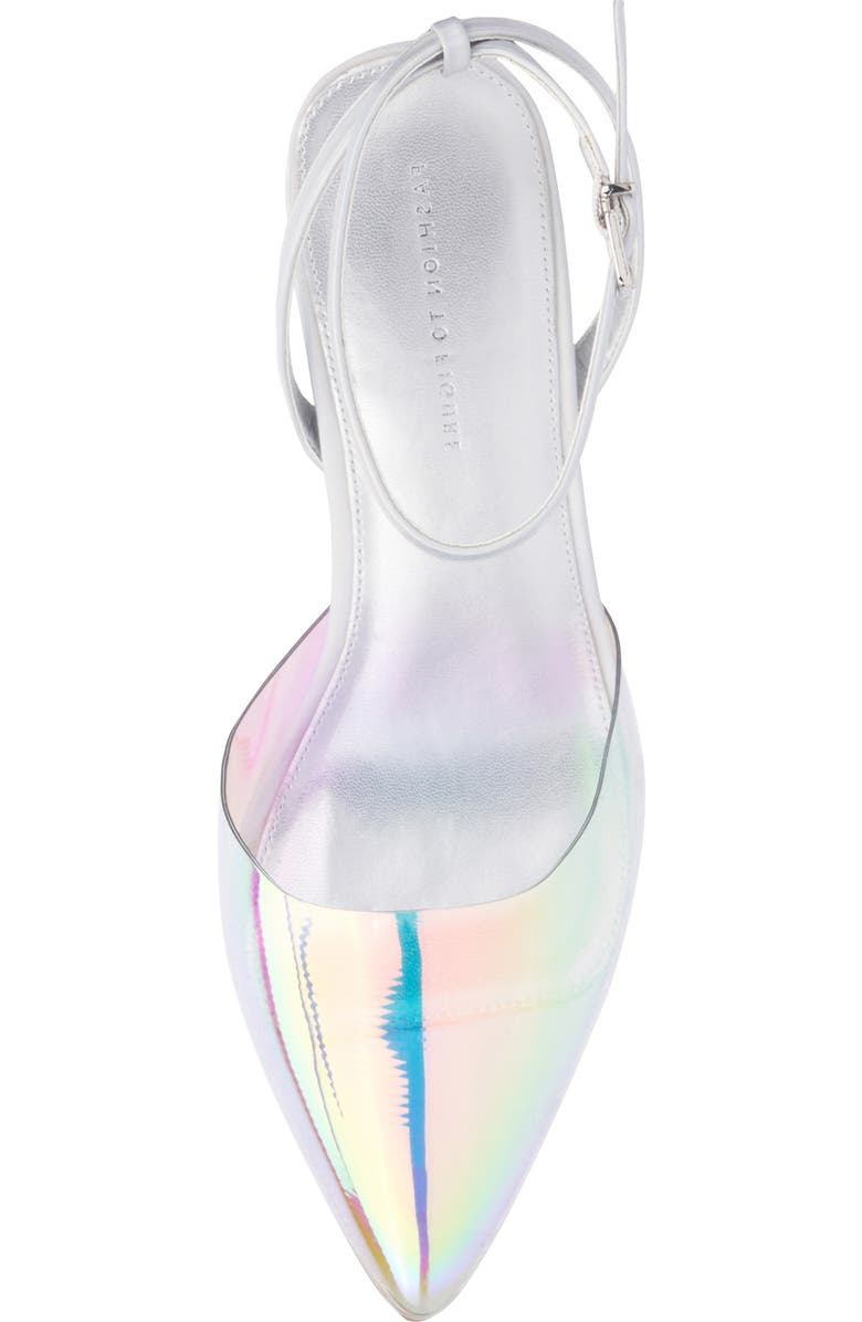 Fashion to Figure Jacki Ankle Strap Pump - Wide Width, Alternate, color, Clear