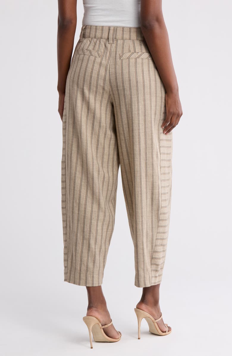 Democracy Barrel Leg Pleated Trousers, Alternate, color, 
