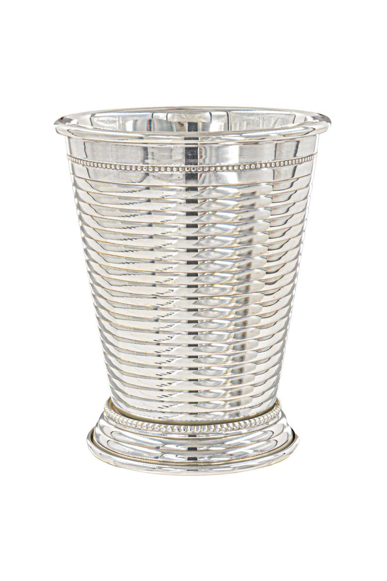 Fluted Silver Julep Cup, Alternate, color, Silver