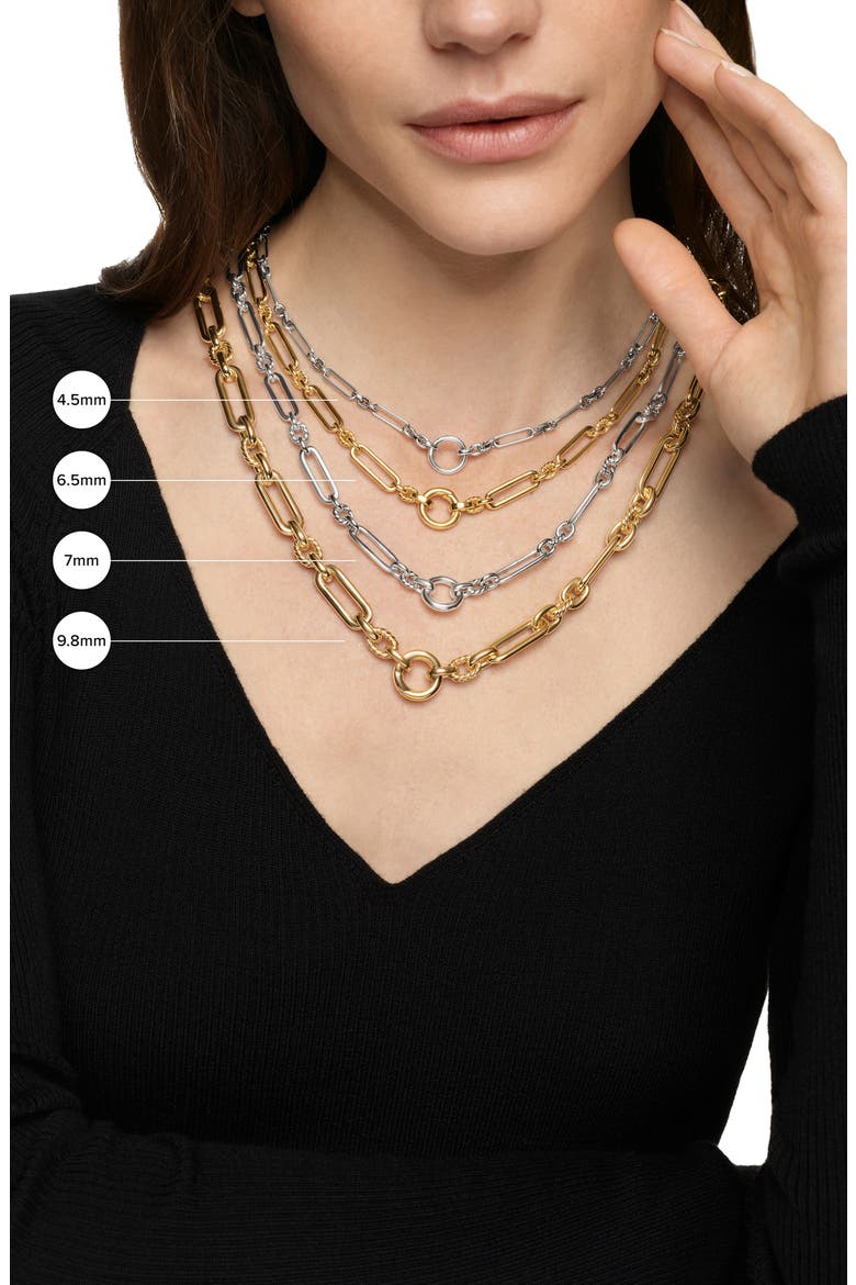 Lexington Diamond Chain Necklace, Alternate, color, DIAMOND/ SILVER