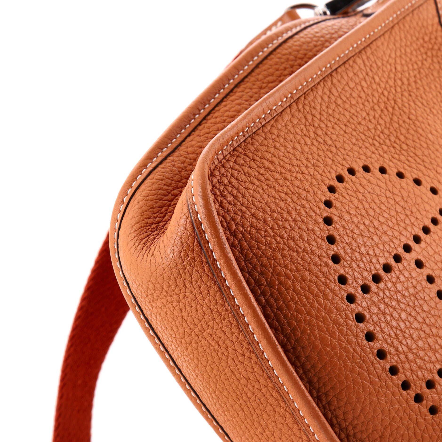 Pre-Owned Hermes Evelyne Bag Gen III Clemence TPM, Alternate, color, Toffee