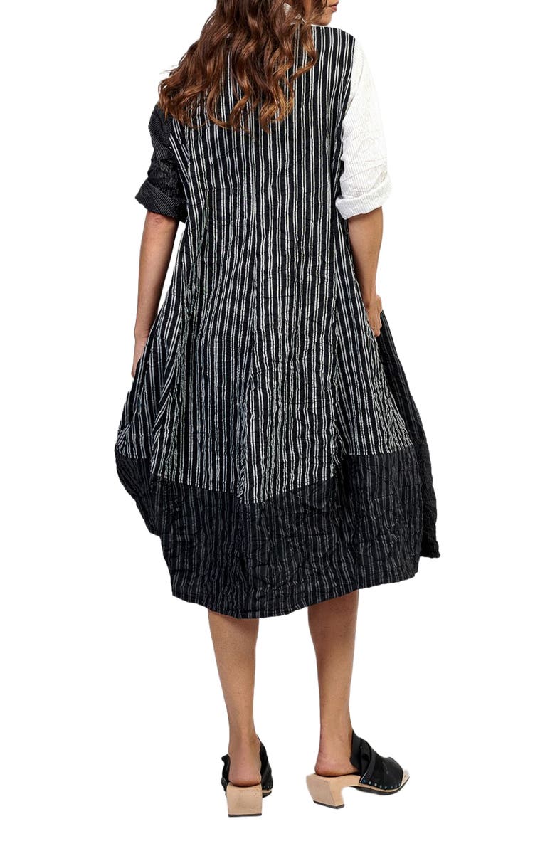 Alembika Patchwork cocoon shirt-dress, Alternate, color, 