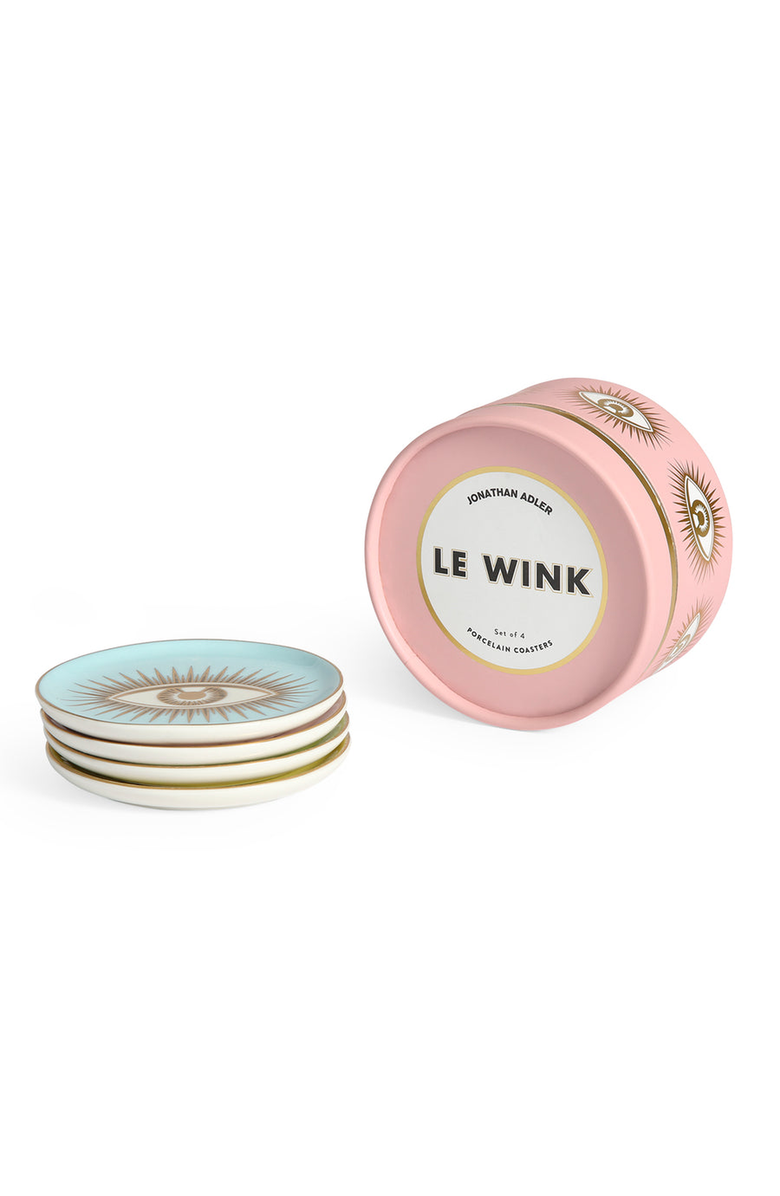 Jonathan Adler Le Wink Coaster Set, Alternate, color, 