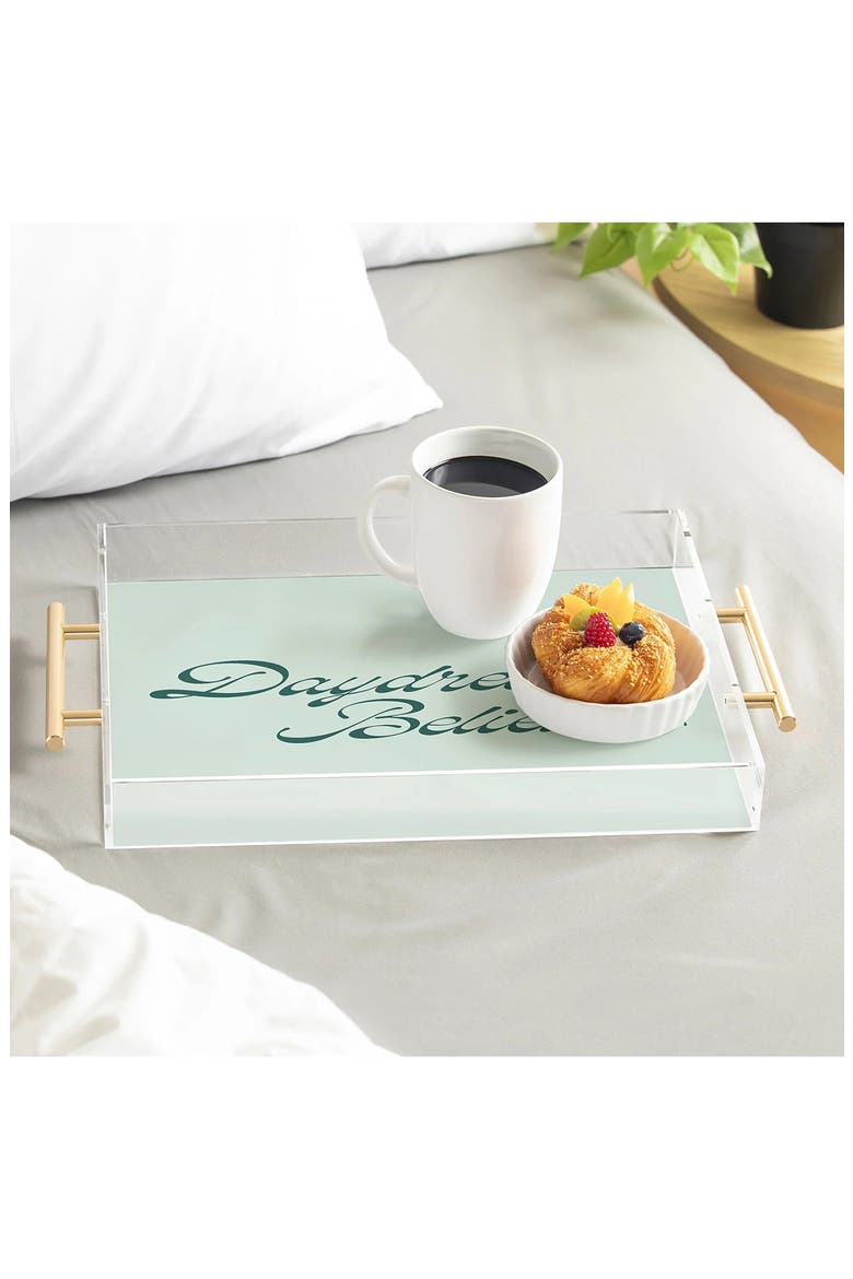 Daydream Believer Acrylic Tray, Alternate, color, GREEN