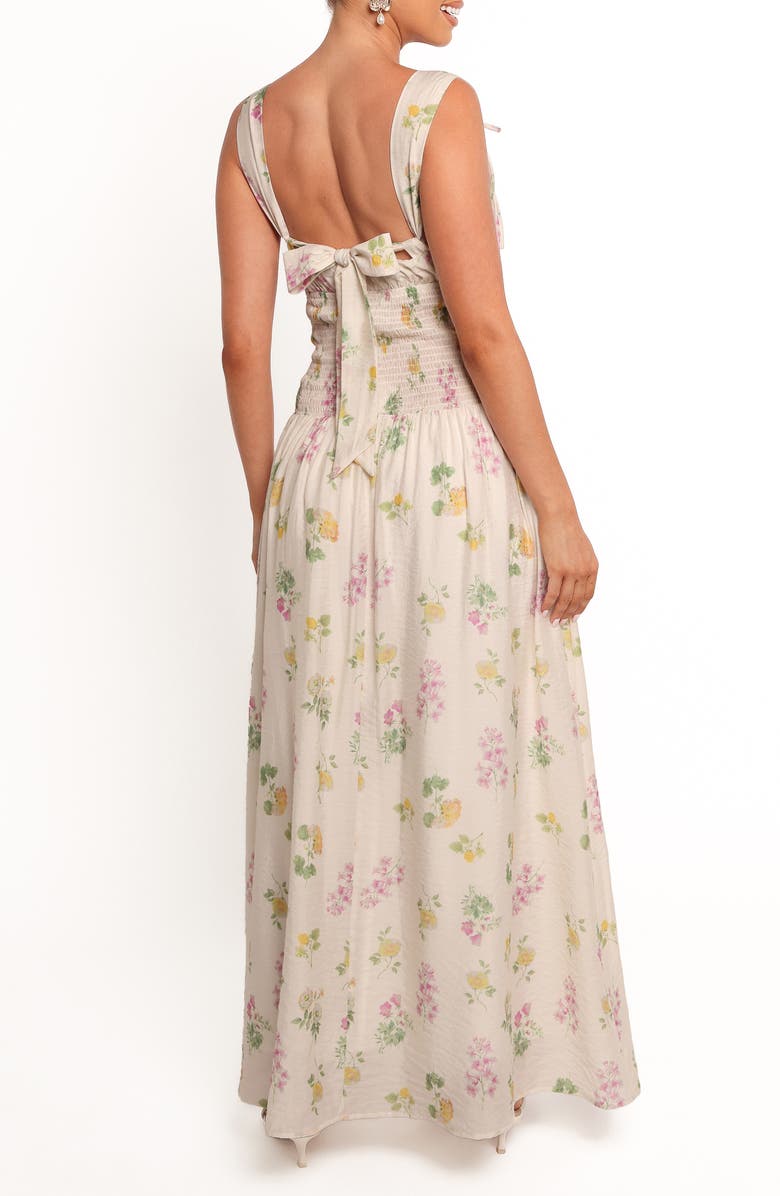 Petal & Pup Reverie Floral Smocked Maxi Dress, Alternate, color, Purple Ditsy Floral