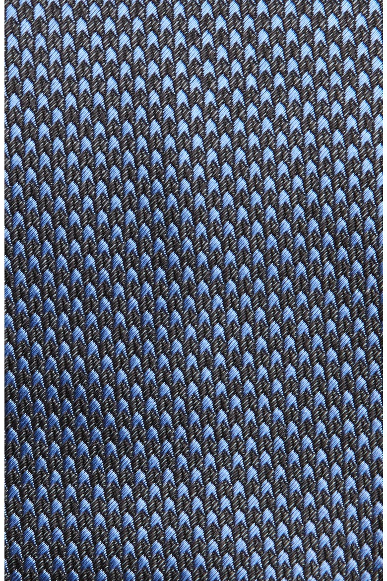 Microhoundstooth Silk Tie, Alternate, color, HB660 BRIGHT BLUE