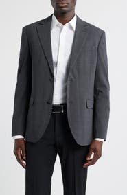 Nordstrom Henrik Trim Fit Solid Stretch Wool Suit Jacket