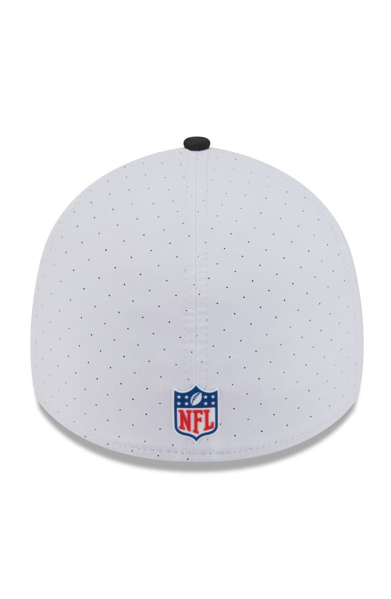 New Era Men's New Era White/Black New Orleans Saints 2025 NFL Training Camp 39THIRTY Flex Hat, Alternate, color, White