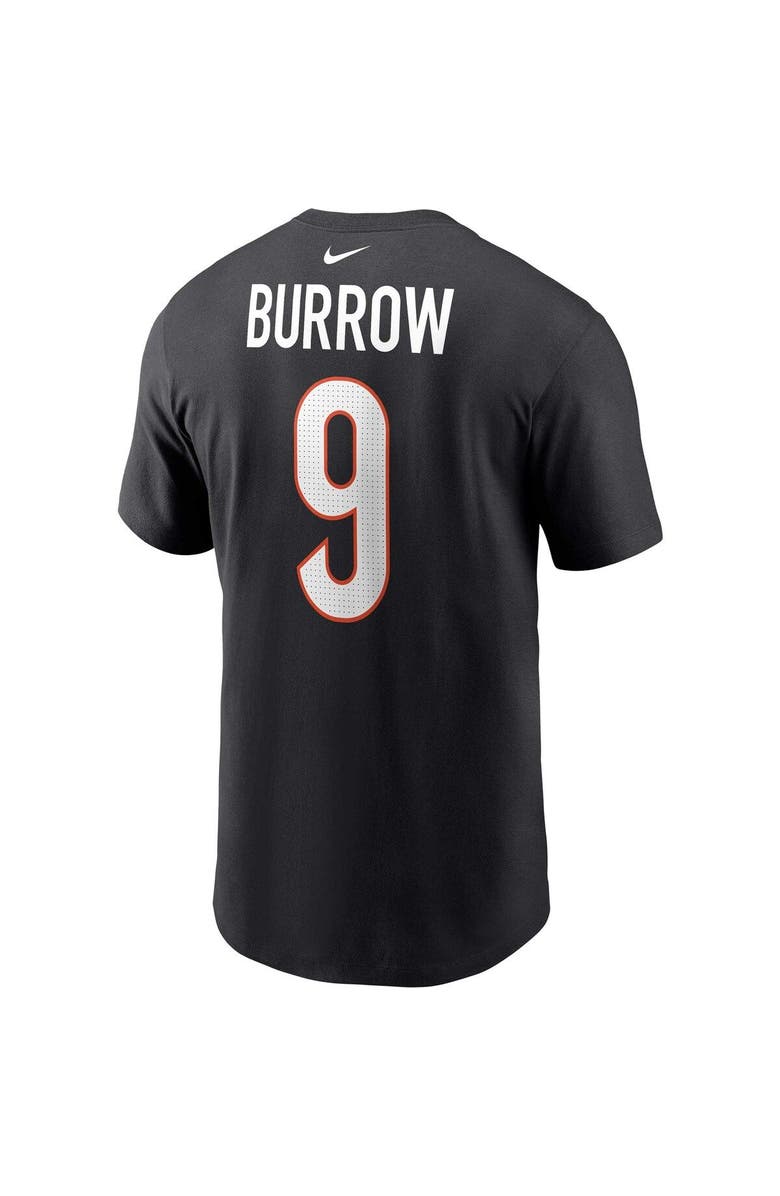 Nike Men's Nike Joe Burrow Black Cincinnati Bengals Player Name & Number T-Shirt, Alternate, color, Black