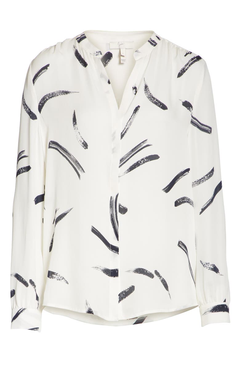 Joie Mintee Print Silk Blouse, Alternate, color, 