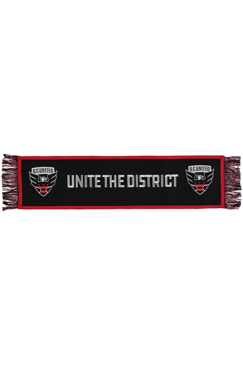 D.C. United 30.5'' x 8'' Heritage Scarf Banner, Main, color, Black