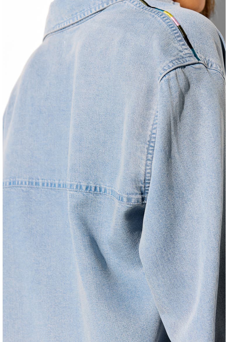 Solstice Chambray Button-Up Shirt, Alternate, color, SUNBLEACHED CHAMBRAY