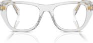 Prada 52mm Cat Eye Optical Glasses