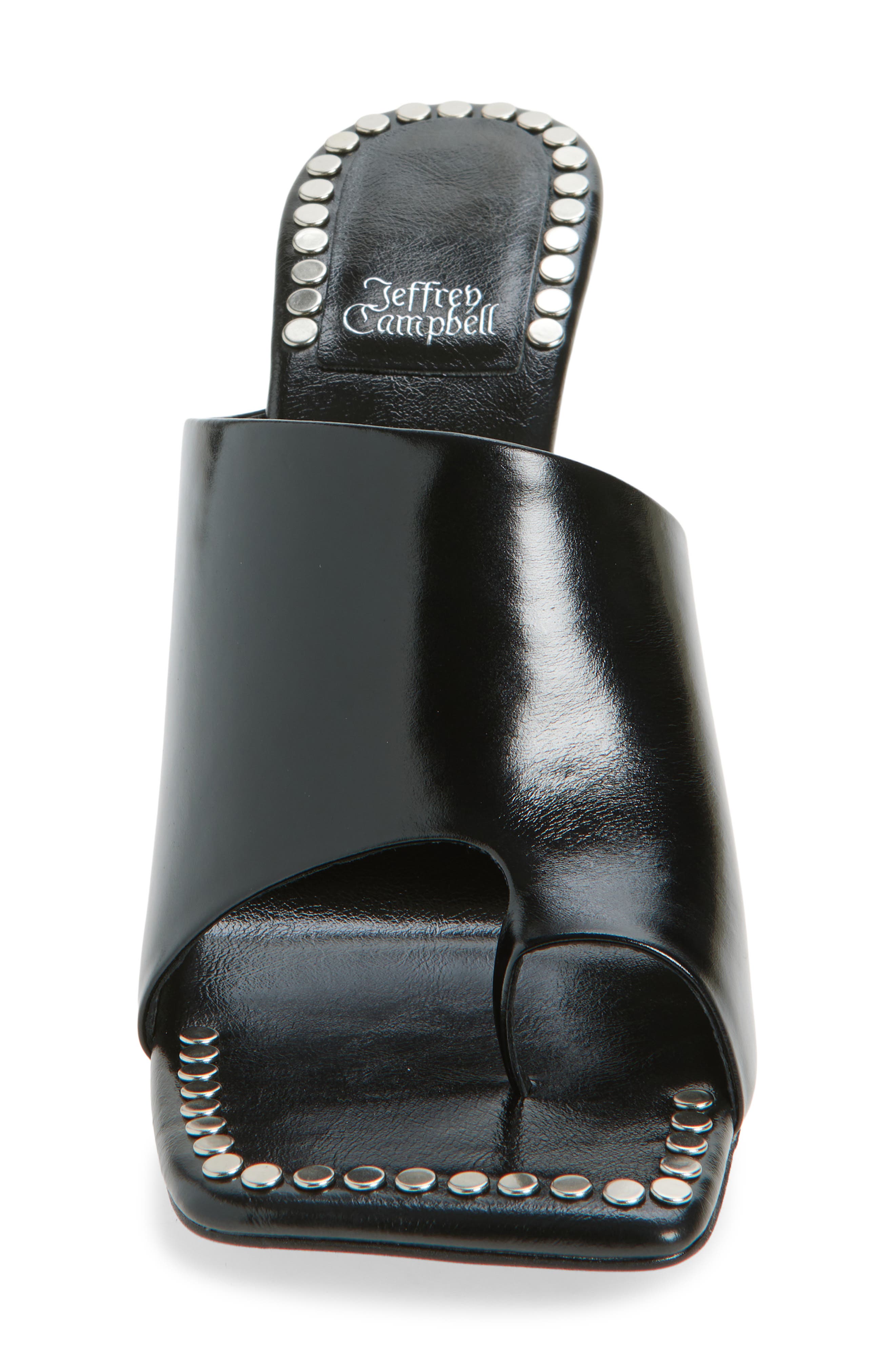 Jeffrey Campbell Alloc Slide Sandal, Alternate, color, Black Silver