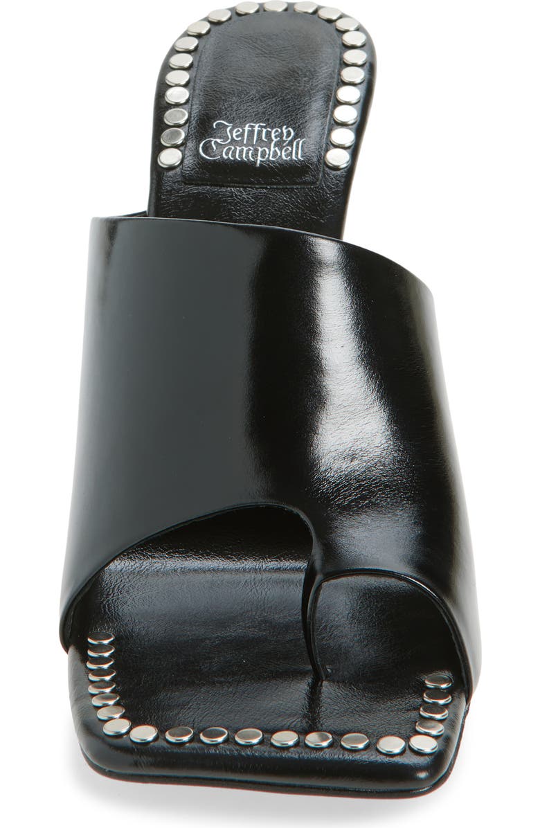 Jeffrey Campbell Alloc Slide Sandal, Alternate, color, Black Silver