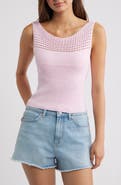 PacSun Brielle Open Knit Tank Top