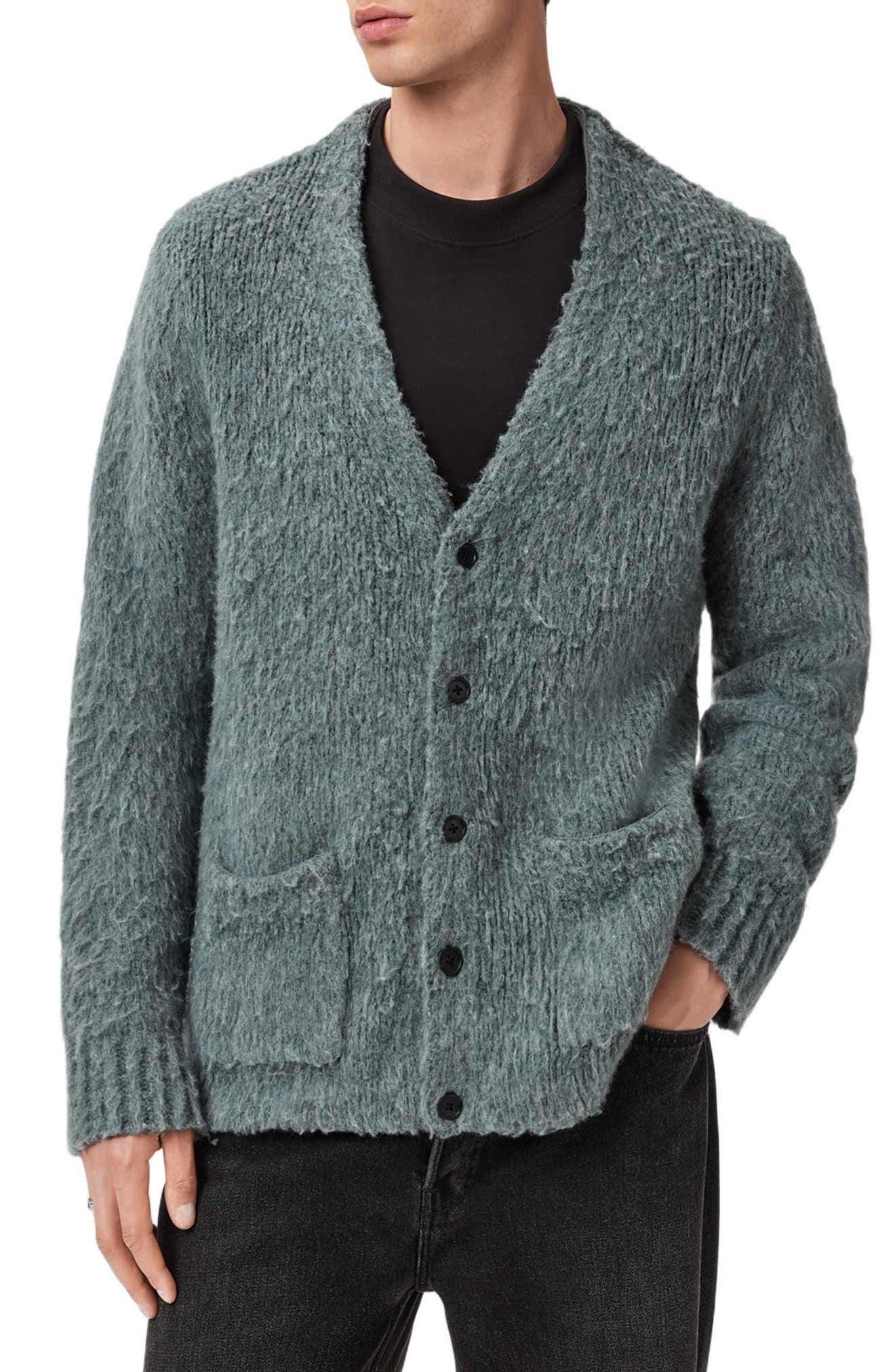 AllSaints Tobie Merino Wool Blend Cardigan