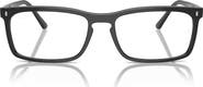 Ray-Ban 59mm Rectangular Optical Glasses