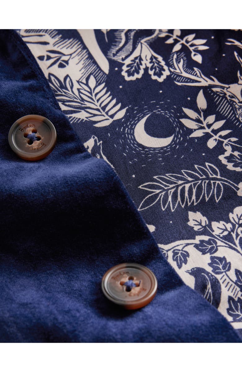 Mini Boden Kids' Cotton Velvet Blazer, Alternate, color,