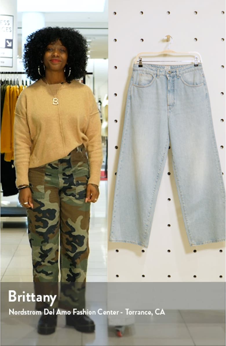 High Waist Flare Crop Jeans, sales video thumbnail